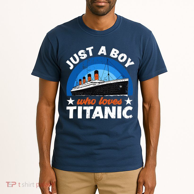 For Boys Who Just Love The RMS Titanic Tall T-Shirt