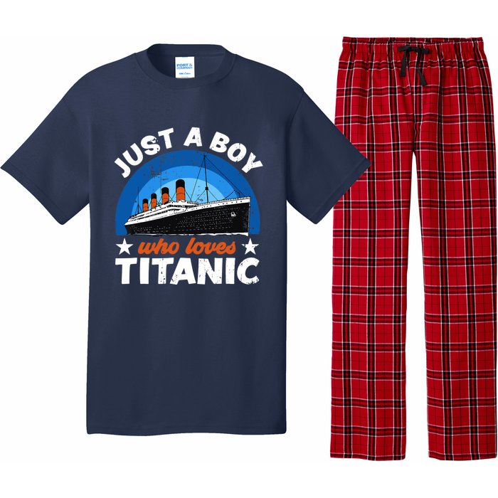 For Boys Who Just Love The RMS Titanic Pajama Set