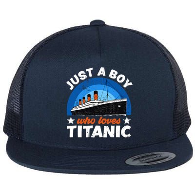 For Boys Who Just Love The RMS Titanic Flatbill Hat