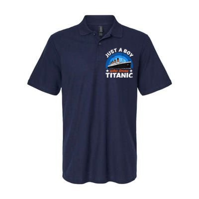 For Boys Who Just Love The RMS Titanic Softstyle Adult Sport Polo