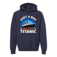 For Boys Who Just Love The RMS Titanic Premium Hoodie