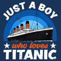 For Boys Who Just Love The RMS Titanic 16 in Basic Backpack