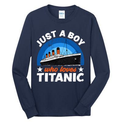 For Boys Who Just Love The RMS Titanic Tall Long Sleeve T-Shirt