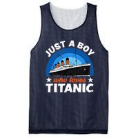 For Boys Who Just Love The RMS Titanic Mesh Reversible Basketball Jersey Tank