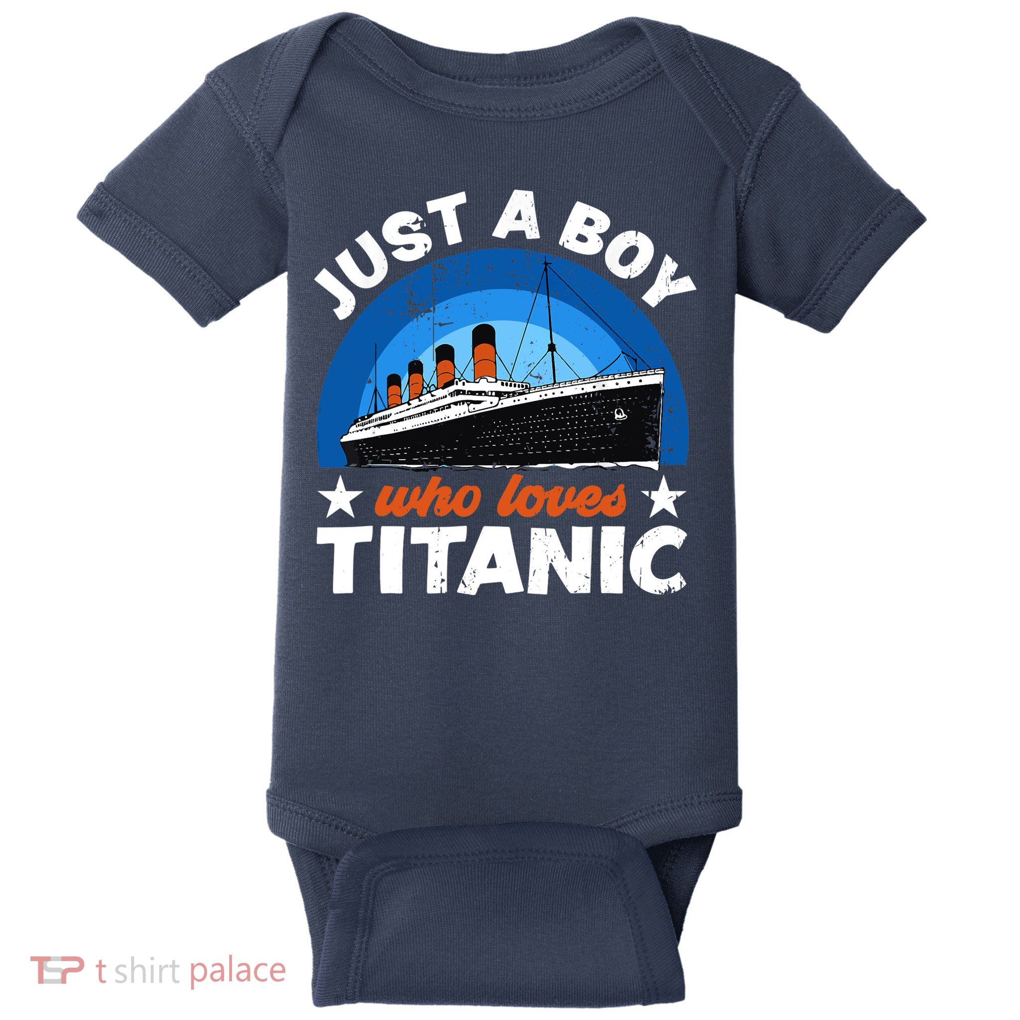 For Boys Who Just Love The RMS Titanic Baby Bodysuit