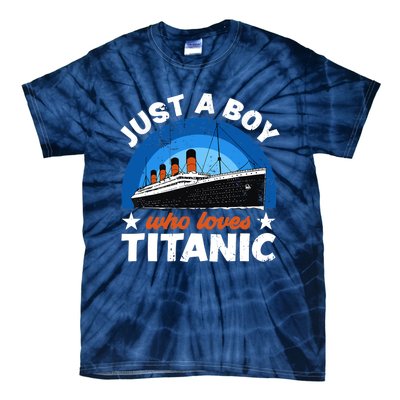 For Boys Who Just Love The RMS Titanic Tie-Dye T-Shirt