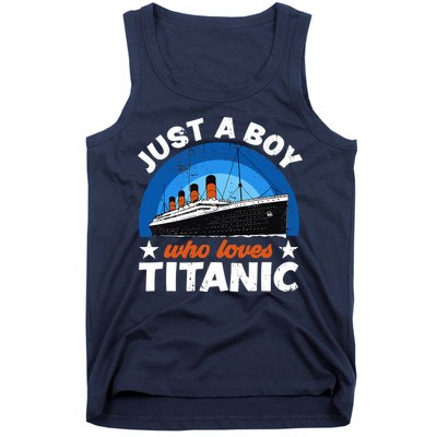 For Boys Who Just Love The RMS Titanic Tank Top