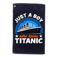 For Boys Who Just Love The RMS Titanic Golf Towel