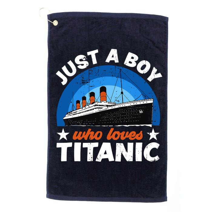 For Boys Who Just Love The RMS Titanic Golf Towel