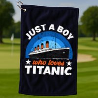For Boys Who Just Love The RMS Titanic Golf Towel