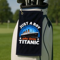 For Boys Who Just Love The RMS Titanic Golf Towel