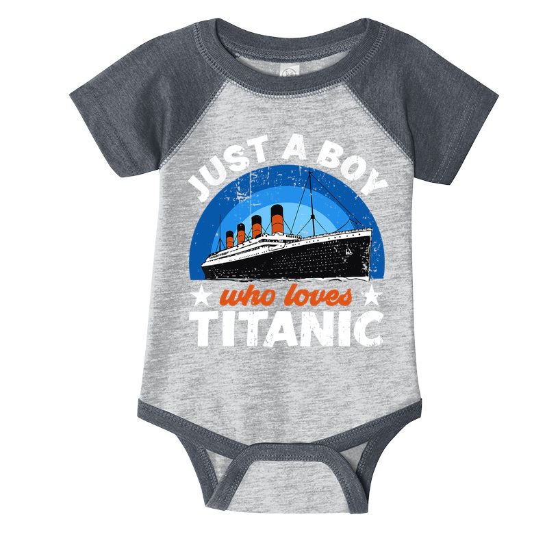For Boys Who Just Love The RMS Titanic Infant Baby Jersey Bodysuit