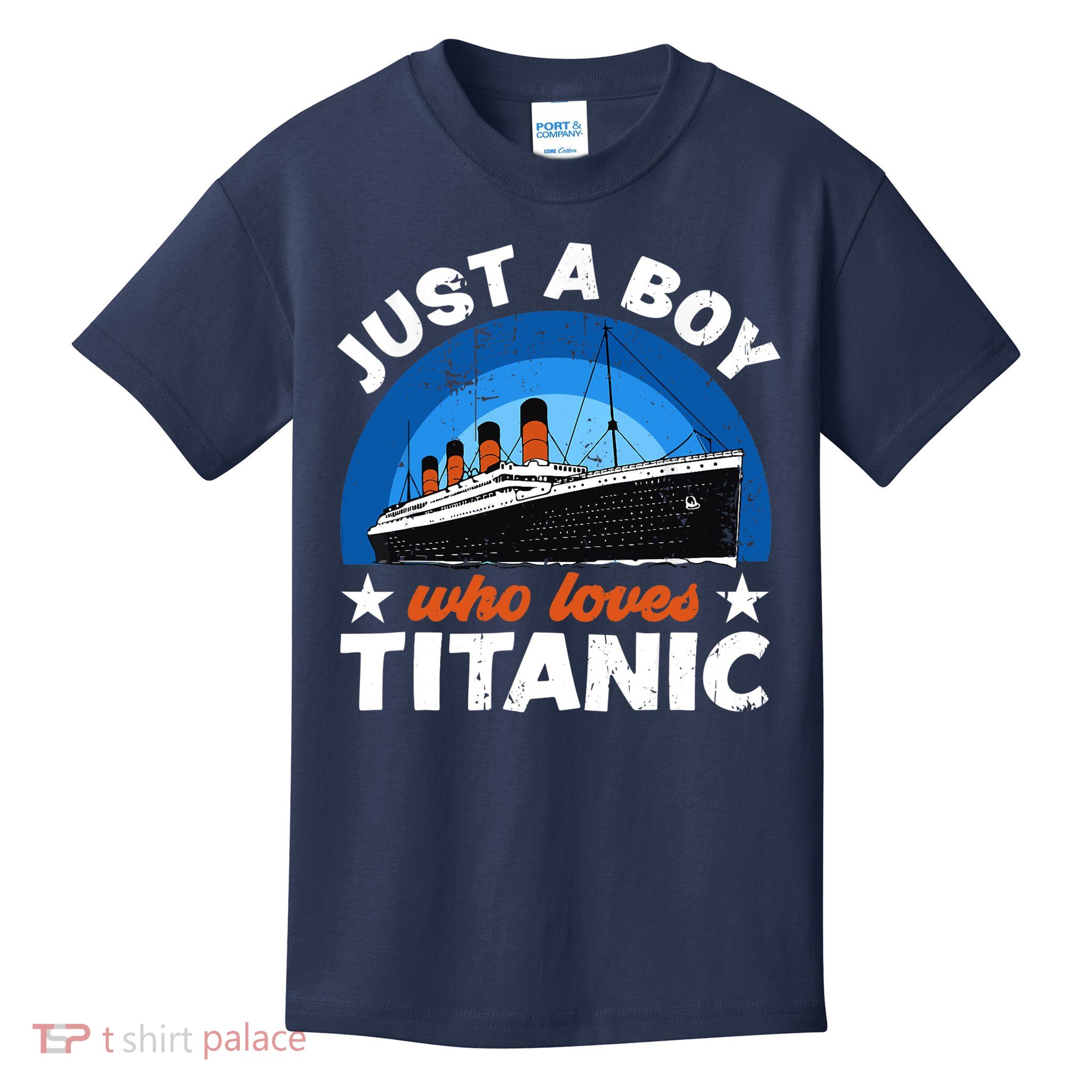 For Boys Who Just Love The RMS Titanic Kids T-Shirt