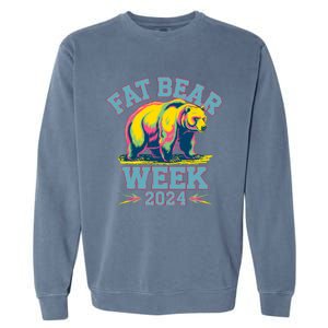 Fat Bear Week 2024 Grazer Animal Lover Alaska Katmai Nature Garment-Dyed Sweatshirt