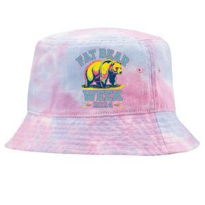 Fat Bear Week 2024 Grazer Animal Lover Alaska Katmai Nature Tie-Dyed Bucket Hat