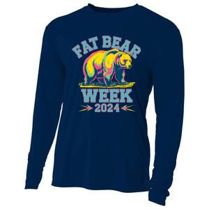 Fat Bear Week 2024 Grazer Animal Lover Alaska Katmai Nature Cooling Performance Long Sleeve Crew