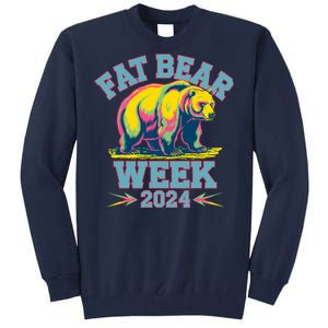 Fat Bear Week 2024 Grazer Animal Lover Alaska Katmai Nature Tall Sweatshirt