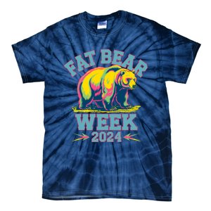 Fat Bear Week 2024 Grazer Animal Lover Alaska Katmai Nature Tie-Dye T-Shirt