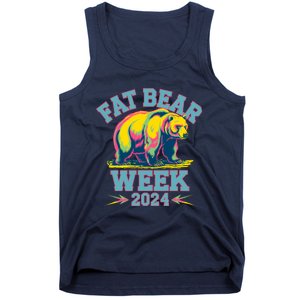 Fat Bear Week 2024 Grazer Animal Lover Alaska Katmai Nature Tank Top