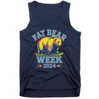 Fat Bear Week 2024 Grazer Animal Lover Alaska Katmai Nature Tank Top