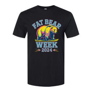 Fat Bear Week 2024 Grazer Animal Lover Alaska Katmai Nature Softstyle CVC T-Shirt