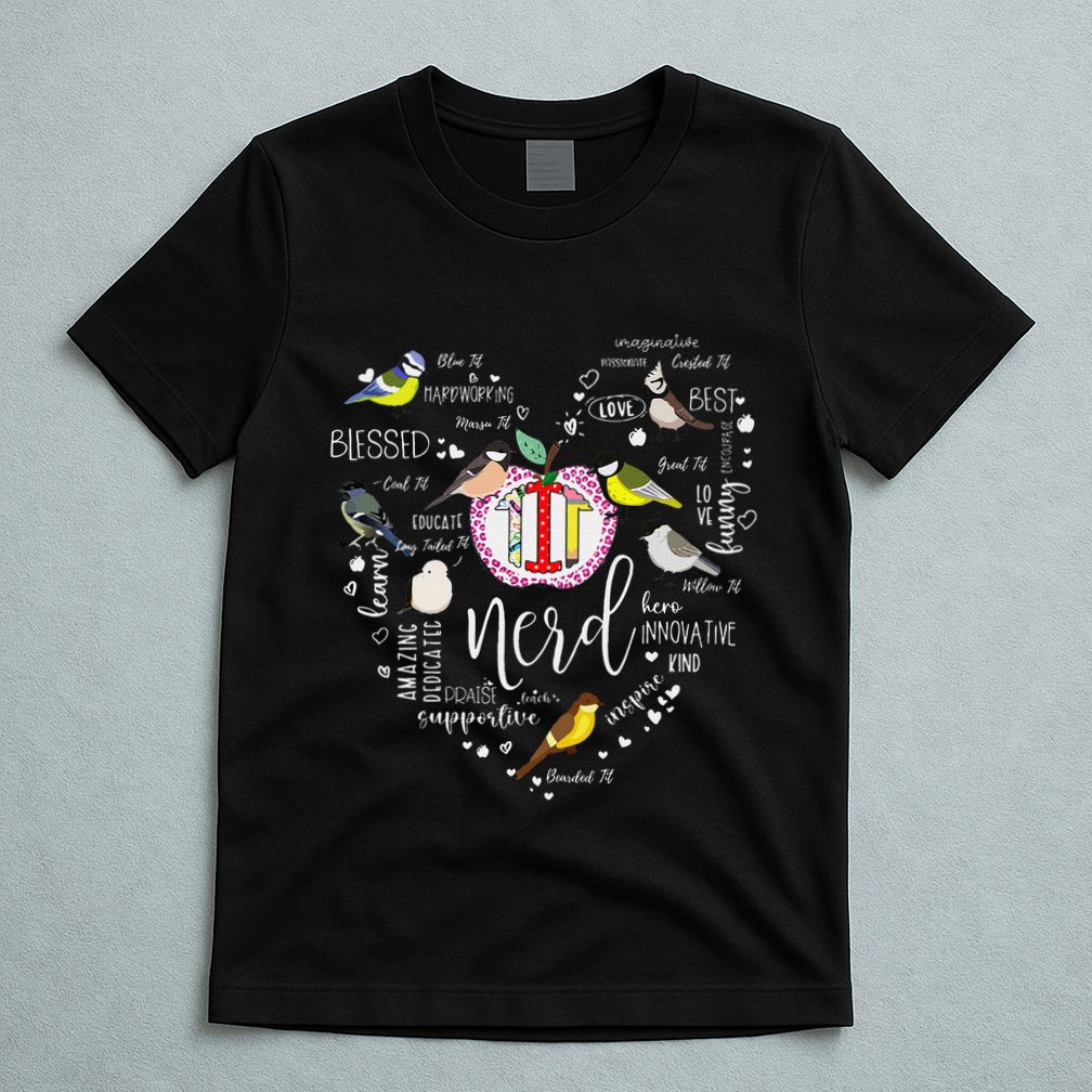 Funny Bird Watching Tits Women Tit Nerd Birder Birdwatching T-Shirt