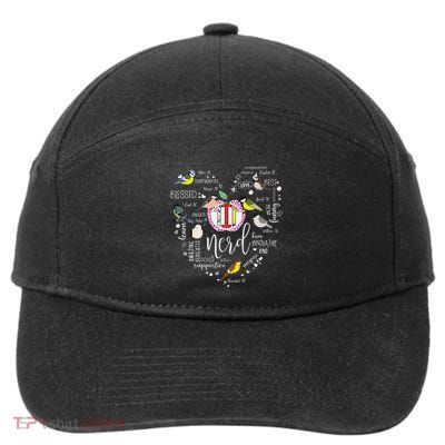 Funny Bird Watching Tits Women Tit Nerd Birder Birdwatching 7-Panel Snapback Hat