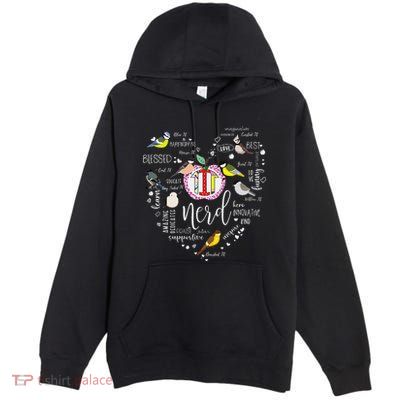Funny Bird Watching Tits Women Tit Nerd Birder Birdwatching Premium Pullover Hoodie