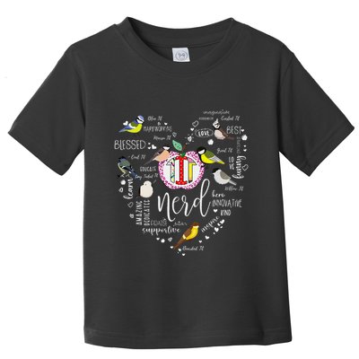 Funny Bird Watching Tits Women Tit Nerd Birder Birdwatching Toddler T-Shirt