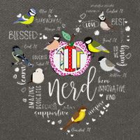 Funny Bird Watching Tits Women Tit Nerd Birder Birdwatching Cotton Canvas Backpack