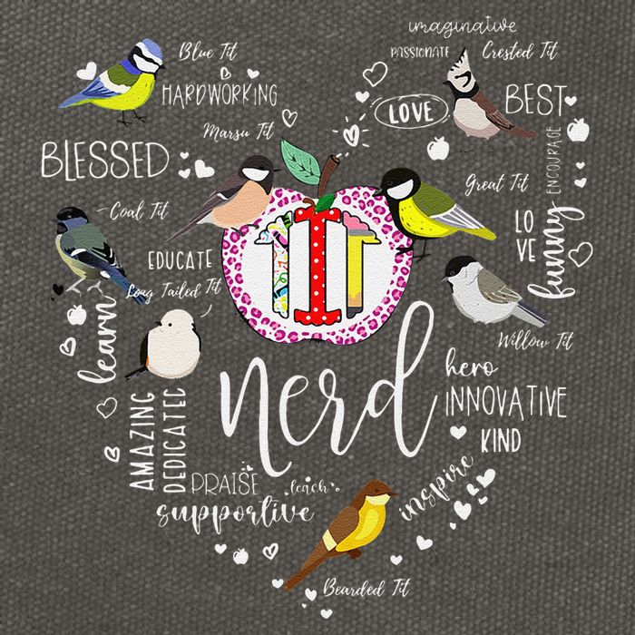 Funny Bird Watching Tits Women Tit Nerd Birder Birdwatching Cotton Canvas Backpack