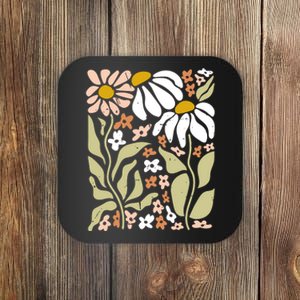 Flowers Boho Wildflowers Floral Nature Coaster