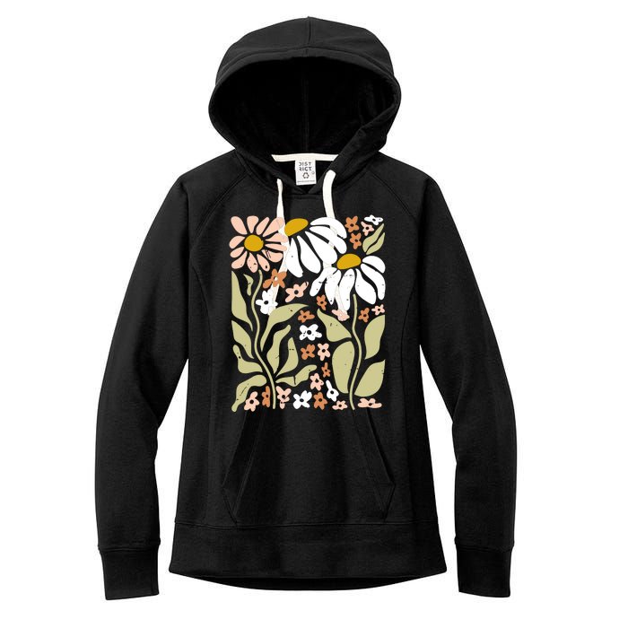 Flowers Boho Wildflowers Floral Nature Women's Fleece Hoodie