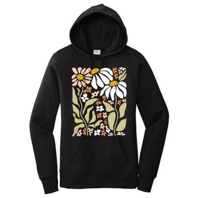 Flowers Boho Wildflowers Floral Nature Women's Pullover Hoodie