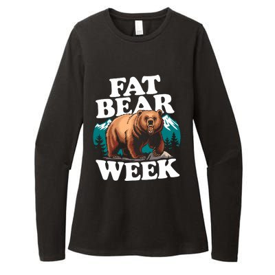 Fat Bear Week 2024 Grazer Animal Lover Alaska Katmai Nature Womens CVC Long Sleeve Shirt