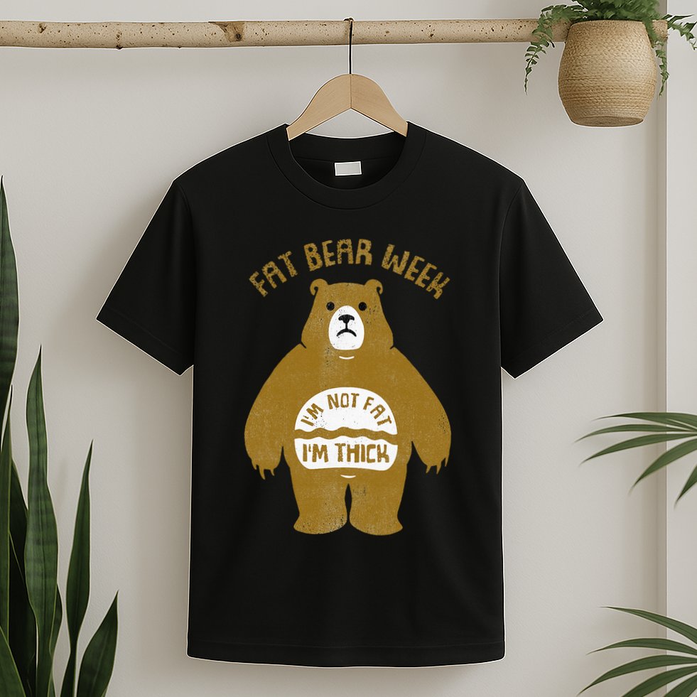 Fat Bear Week IM Not Fat IM Thick T-Shirt