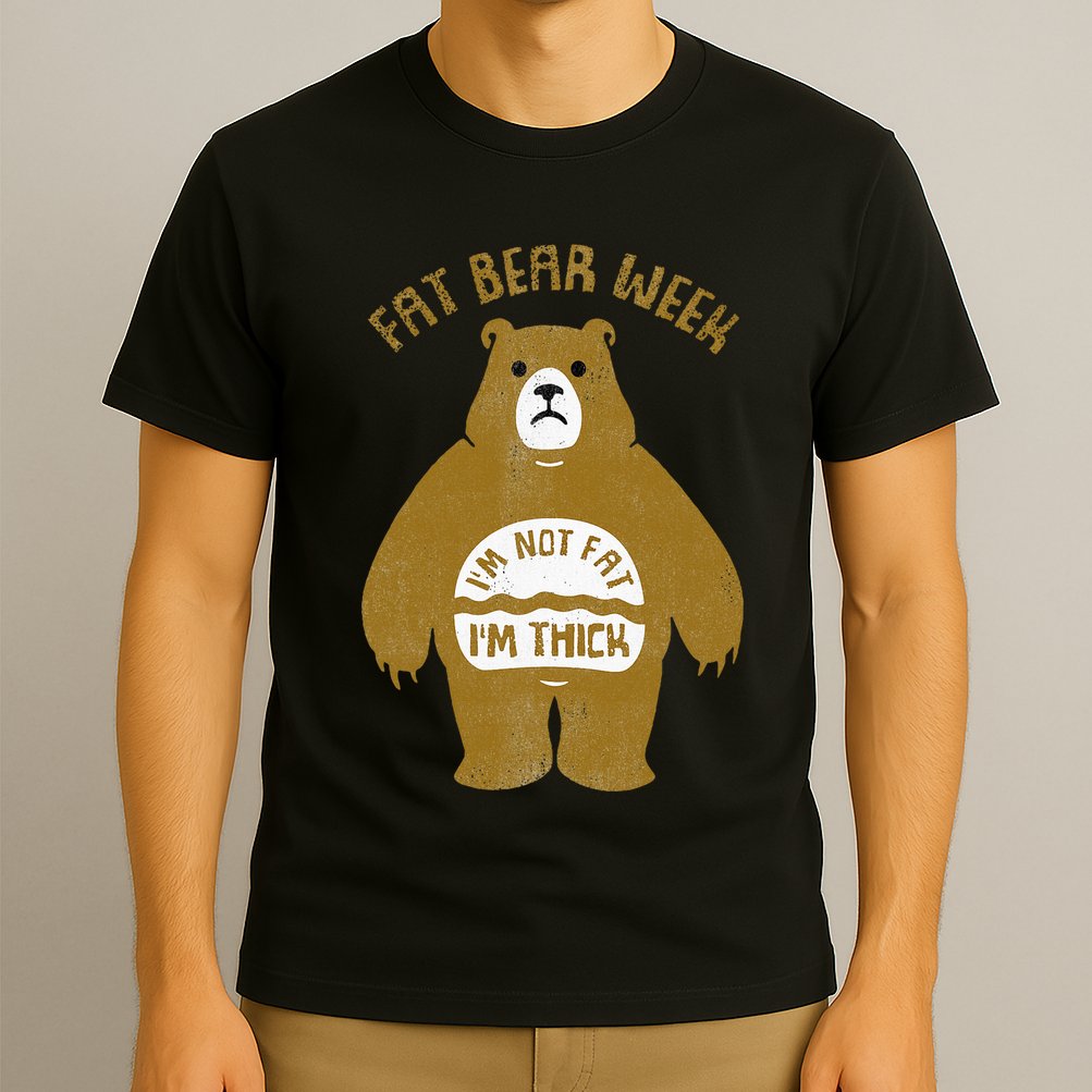 Fat Bear Week IM Not Fat IM Thick T-Shirt