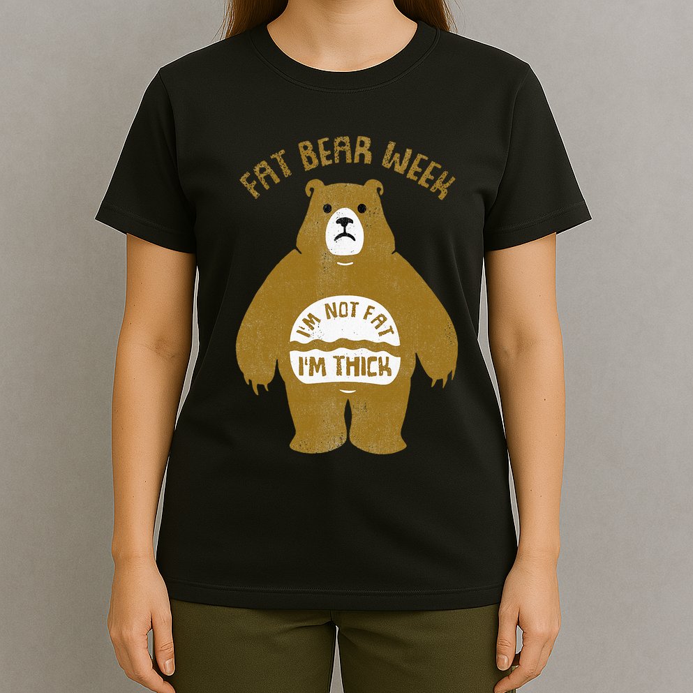 Fat Bear Week IM Not Fat IM Thick T-Shirt