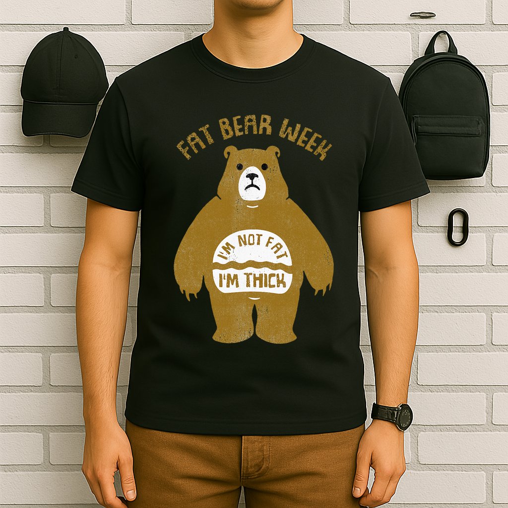 Fat Bear Week IM Not Fat IM Thick T-Shirt