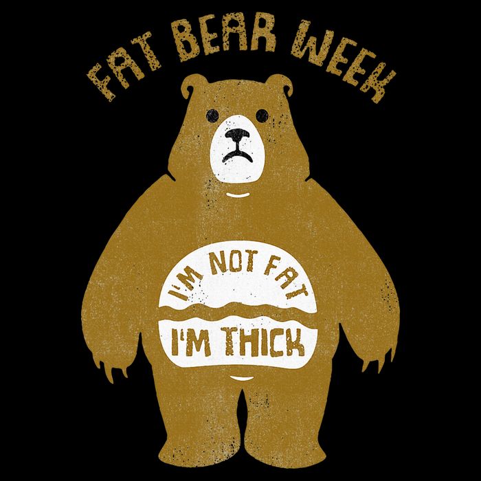Fat Bear Week IM Not Fat IM Thick 16 in Basic Backpack