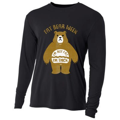 Fat Bear Week IM Not Fat IM Thick Cooling Performance Long Sleeve Crew