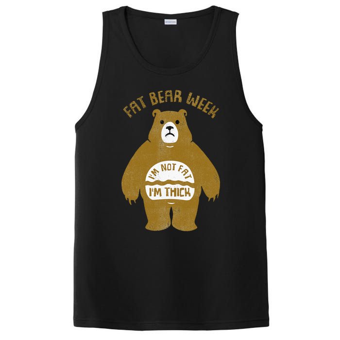 Fat Bear Week IM Not Fat IM Thick PosiCharge Competitor Tank