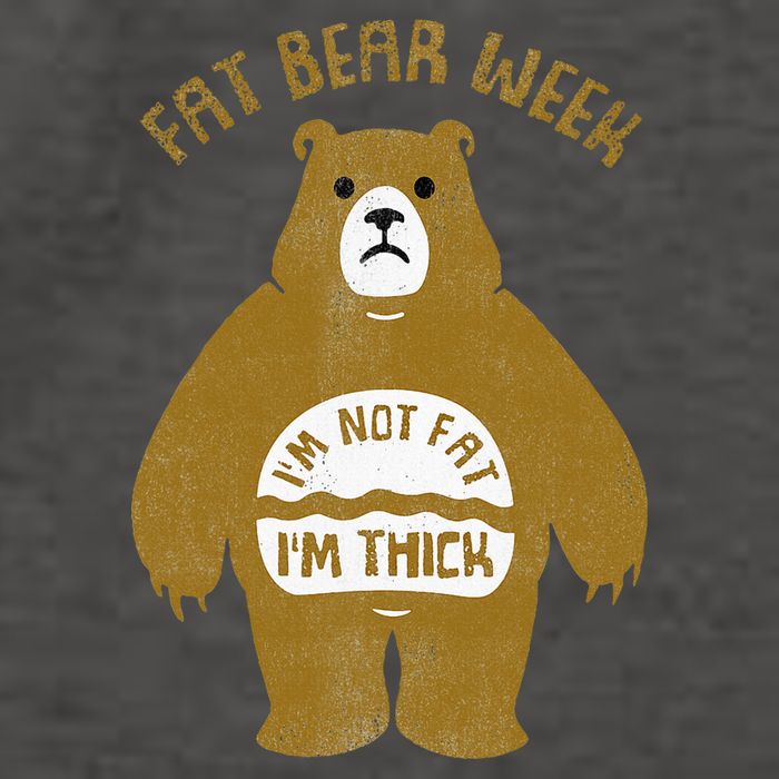 Fat Bear Week IM Not Fat IM Thick Vector Backpack