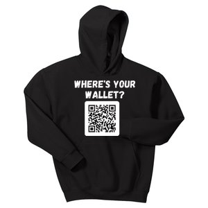 Funny Bitcoin Where’s Your Wallet HODL Bitcoin Cryptocurrency Funny Crypto Kids Hoodie