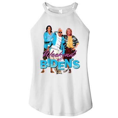 Funny Biden Weekend At Bidens Funny Women’s Perfect Tri Rocker Tank