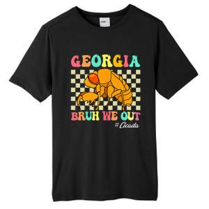 Funny Bruh We Out Cicada Georgia 2024 For Teachers Summer Tall Fusion ChromaSoft Performance T-Shirt