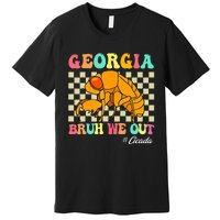 Funny Bruh We Out Cicada Georgia 2024 For Teachers Summer Premium T-Shirt