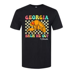 Funny Bruh We Out Cicada Georgia 2024 For Teachers Summer Softstyle CVC T-Shirt