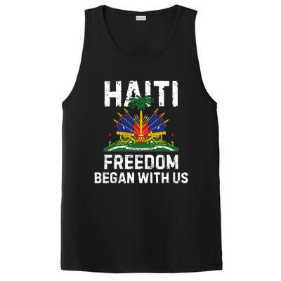 Freedom Began With Us Happy Haitian Flag Day PosiCharge Competitor Tank