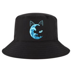 Funny Blue Wave Of Cat Ladies Blue Cats Wave For Kamala Harris 2024 Gift Cool Comfort Performance Bucket Hat